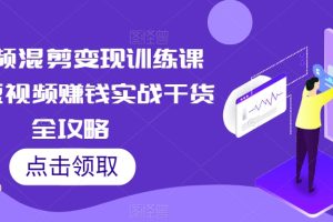 短视频混剪变现训练课程，短视频赚钱实战干货全攻略