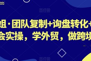 琼姐·团队复制+询盘转化+展会实操，学外贸，做跨境