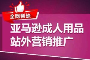 全网稀缺！亚马逊成人用品站外营销推广，教你引爆站外流量，开启爆单模式