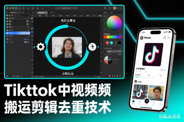 Tiktok中视频纯搬运剪辑去重技术,外来技术,自行测试插图 Tiktok中视频纯搬运剪辑去重技术,外来技术,自行测试
