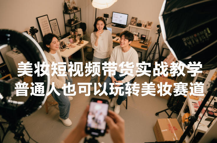 美妆短视频带货实战教学,普通人也可以玩转美妆赛道插图 美妆短视频带货实战教学,普通人也可以玩转美妆赛道