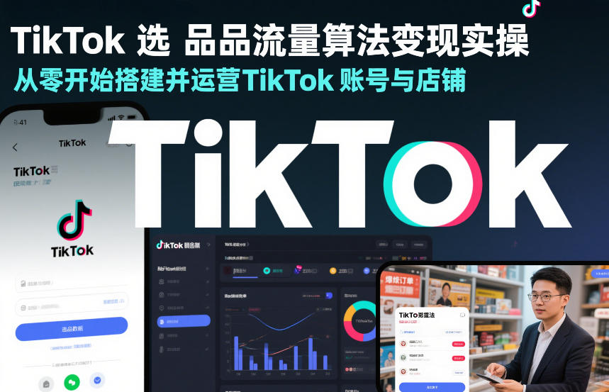 TikTok选品流量算法变现实操,从零开始搭建并运营TikTok账号与店铺插图 TikTok选品流量算法变现实操,从零开始搭建并运营TikTok账号与店铺