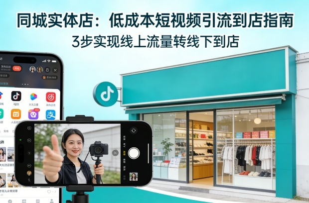 同城实体店,如何低成本把客户从短视频带到线下门店插图 同城实体店,如何低成本把客户从短视频带到线下门店