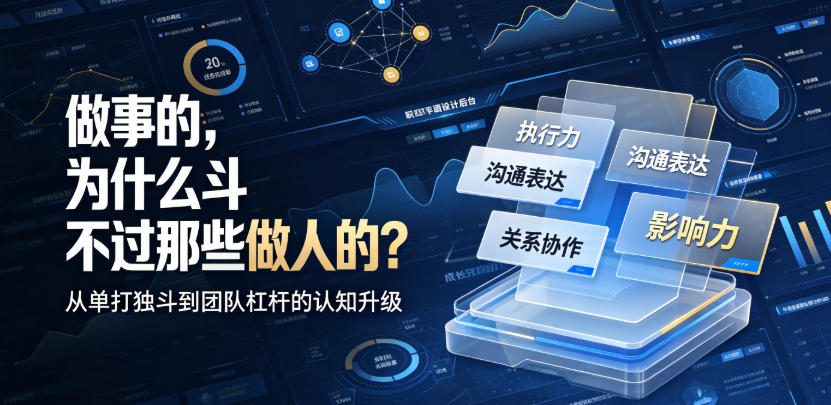 付费文章:做事的,为什么斗不过那些做人的?插图 付费文章:做事的,为什么斗不过那些做人的?